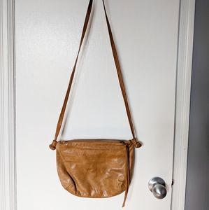Erin Templeton TGIF bag in recycled tan leather
